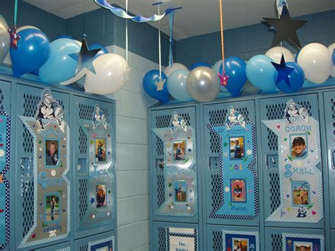 locker room decorations